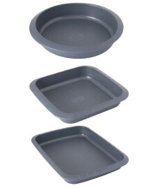 Gem Collection Nonstick 3-Pc. Cake Set