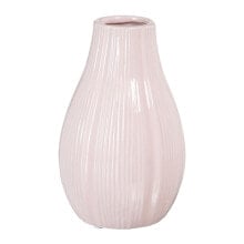 Vase Pink Ceramic 12,5 x 12,5 x 20,5 cm