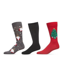 Men's Christmas Assortment Socks, Pack of 3