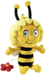 Heunec. Музыкальная мягкая игрушка пчела Майя, 18 см.