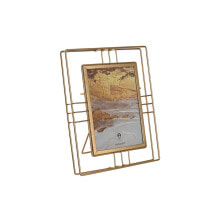 Photo frame Home ESPRIT Golden Metal Crystal 18,5 x 2,5 x 23,5 cm (12 Units)