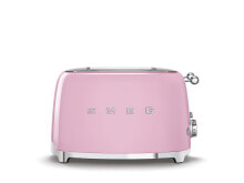 Тостер на 4 ломтика Smeg 50's Style TSF03PKEU розовый