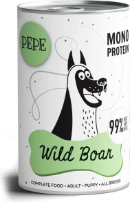 Wet food Paka Zwierzaka Pepe Wild Boar Wild Boar 400 g