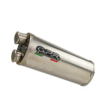 GPR EXHAUST SYSTEMS Dual Inox Slip On Muffler TRK 502 17-20 Euro 4 CAT Homologated