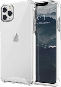 чехол силиконовый прозрачный iPhone 11 Pro Max Uniq