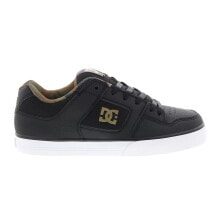 Купить черные мужские кроссовки DC: DC Pure 300660-XKKG Mens Black Leather Skate Inspired Sneakers Shoes