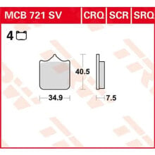 TRW Hyper-Carbon Racing Aprilia RSV 1000 Mille 01 Front Brake Pads