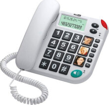 Телефоны Maxcom KXT 480 White landline phone