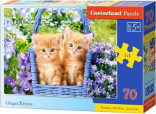 Castorland Puzzle 70 Rude kotki CASTOR