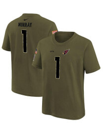 Youth Boys Kyler Murray Olive Arizona Cardinals 2022 Salute To Service Name and Number T-shirt