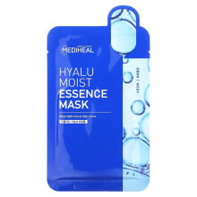 Купить корейские маски для лица Mediheal: Hyalu Moist Essence Beauty Mask, 1 Sheet, 0.68 fl oz (20 ml)