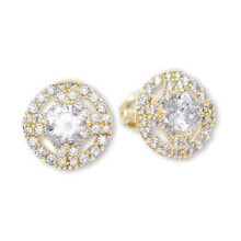 Ювелирные серьги sparkling yellow gold earrings 239 001 00859
