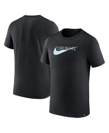 Nike men's Black Chelsea Swoosh T-shirt