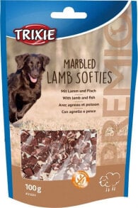 Лакомства для собак Trixie PREMIO Marbled Lamb Softies, przysmak z jagnięciny, 100 g