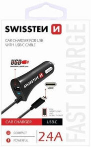 Автомобильные зарядные устройства и адаптеры для мобильных телефонов Swissten