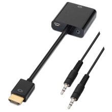 AISENS Video HDMI Male To SVGA Female Audio Adapter