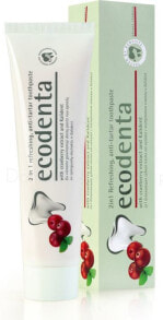 Ecodenta Refreshing Anti-Tartar Toothpaste Освежающая зубная паста против зубного камня с экстрактом клюквы и биоцидным кальцием 100 мл
