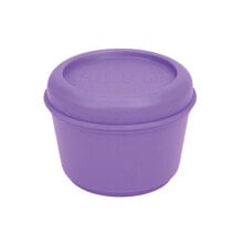 Food Preservation Container Milan Sunset Violet Plastic Circular 250 ml Ø 10 x 7 cm