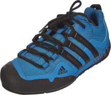 Мужская спортивная обувь для треккинга Мужские кроссовки спортивные треккинговые синие текстильные низкие демисезонные Adidas Performance Men's Terrex Swift Solo Trekking & Hiking Shoes