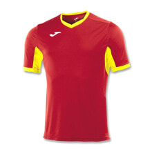 Мужские спортивные футболки Мужская спортивная футболка красная с логотипом Joma Champion IV