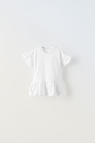 Plain T-shirts for girls from 6 months to 5 years old