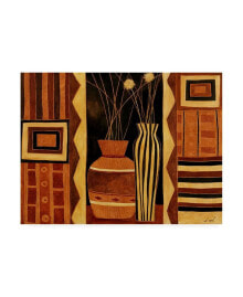 Trademark Global pablo Esteban Brown Flat Vase Canvas Art - 36.5