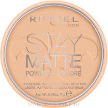 Mattierendes Puder - Rimmel Stay Matte Long Lasting Powder