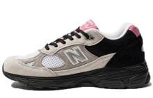 New Balance NB 991.9 防滑 低帮 跑步鞋 男款 灰粉 英产 / Кроссовки New Balance NB 991.9 M9919FR