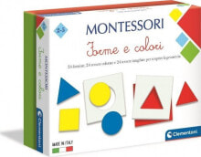 Развивающие настольные игры для детей clementoni Clementoni Montessori Shapes and Colors 50692