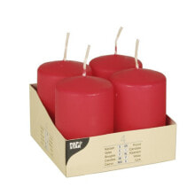 Decorative candles  pAPSTAR 10490 - Cylinder - Red - 16 h - 4 pc(s)