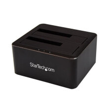 Комплектующие для телекоммуникационных шкафов и стоек starTech.com SDOCK2U33V док-станция для накопителей USB 3.2 Gen 1 (3.1 Gen 1) Type-B Черный