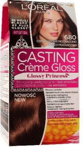 Loreal Paris Casting Creme Gloss Hair Color 680 Питательная безаммиачная крем-краска для волос, оттенок шоколадный моккачино