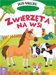 Books And Fun Książeczka Wykrojnik. Zwierzęta na wsi