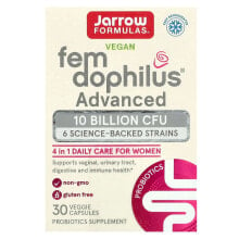 Vegan Fem Dophilus Advanced, 10 Billion CFU (104 mg), 30 Veggie Capsules