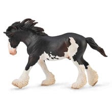 COLLECTA Clydesdale Black Sabino Xl Stallion