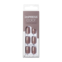 Материалы для наращивания ногтей Self-adhesive nails imPRESS Color Taupe Prize 30 pcs