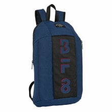 Купить школьные рюкзаки и ранцы Blackfit8: Чёрно-синий детский рюкзак для школы Blackfit8 Urban Mini