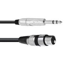 OMNITRONIC XLR To Jack Adapter Cable 6.3 mm 2 m