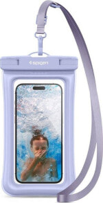 Spigen Etui wodoszczelne Spigen A610 Universal Waterproof Float Case Aqua Blue