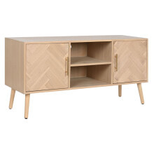 TV furniture Home ESPRIT Natural Paolownia wood MDF Wood 120 x 40 x 60 cm