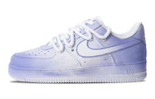 【定制球鞋】 Nike Air Force 1 Low 07 紫色星空 泼墨 渐变 解构鞋带 低帮 板鞋 男款 白紫 / Кроссовки Nike Air Force 1 Low 07 CW2288-111