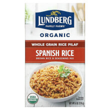 Рис Лундверг, Органический цельнозерновой рис и смесь приправ, испанский рис, 6 унций (170 г)