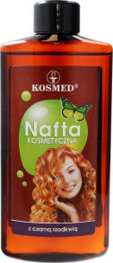 Kosmed Nafta With Vitamins And Black Radish Extract Распутывающий косметический керосин с черной редькой от перхоти 150 мл