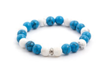 Женские браслеты bead bracelet made of howlite MINK17 / 17