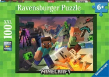 Ravensburger Puzzle 100el XXL Monster Minecraft 133338 RAVENSBURGER