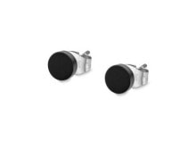 Ювелирные серьги Black steel stud earrings LS2165-4 / 1
