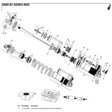 ROCKSHOX Shock Body/Threaded Collar Assembly