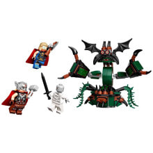 Конструктор LEGO LEGO Marvel 76207 Attack on New Asgard, mit Avengers Thor und Hammer Minifiguren, fr Kinder ab 7 Jahren