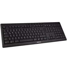 Купить клавиатуры Cherry: Cherry Stream Keyboard Wireless Tastatur - schwarz