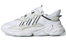 adidas originals Ozweego 防滑耐磨 低帮 运动休闲鞋 女款 白灰 / Кроссовки Adidas originals Ozweego FV2555